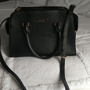 Michael Kors Black Pebbled Leather Handbag